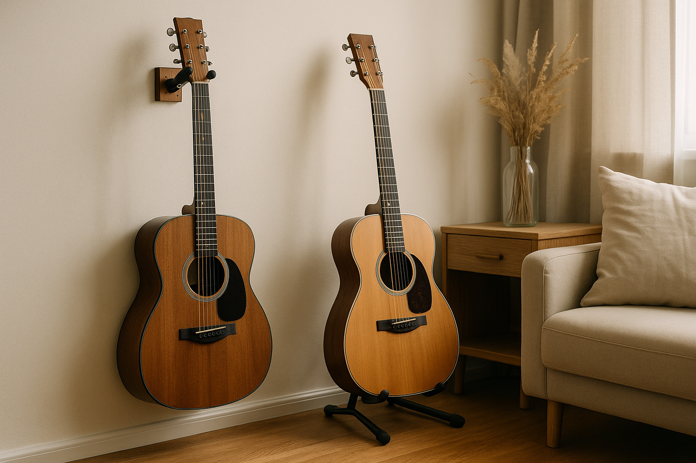 Où ranger sa guitare à la maison