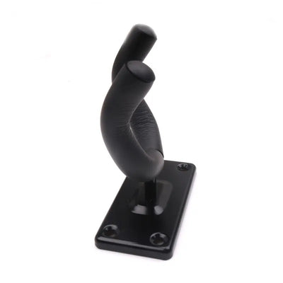 Fixation murale noire pour guitare électrique, acoustique ou basse