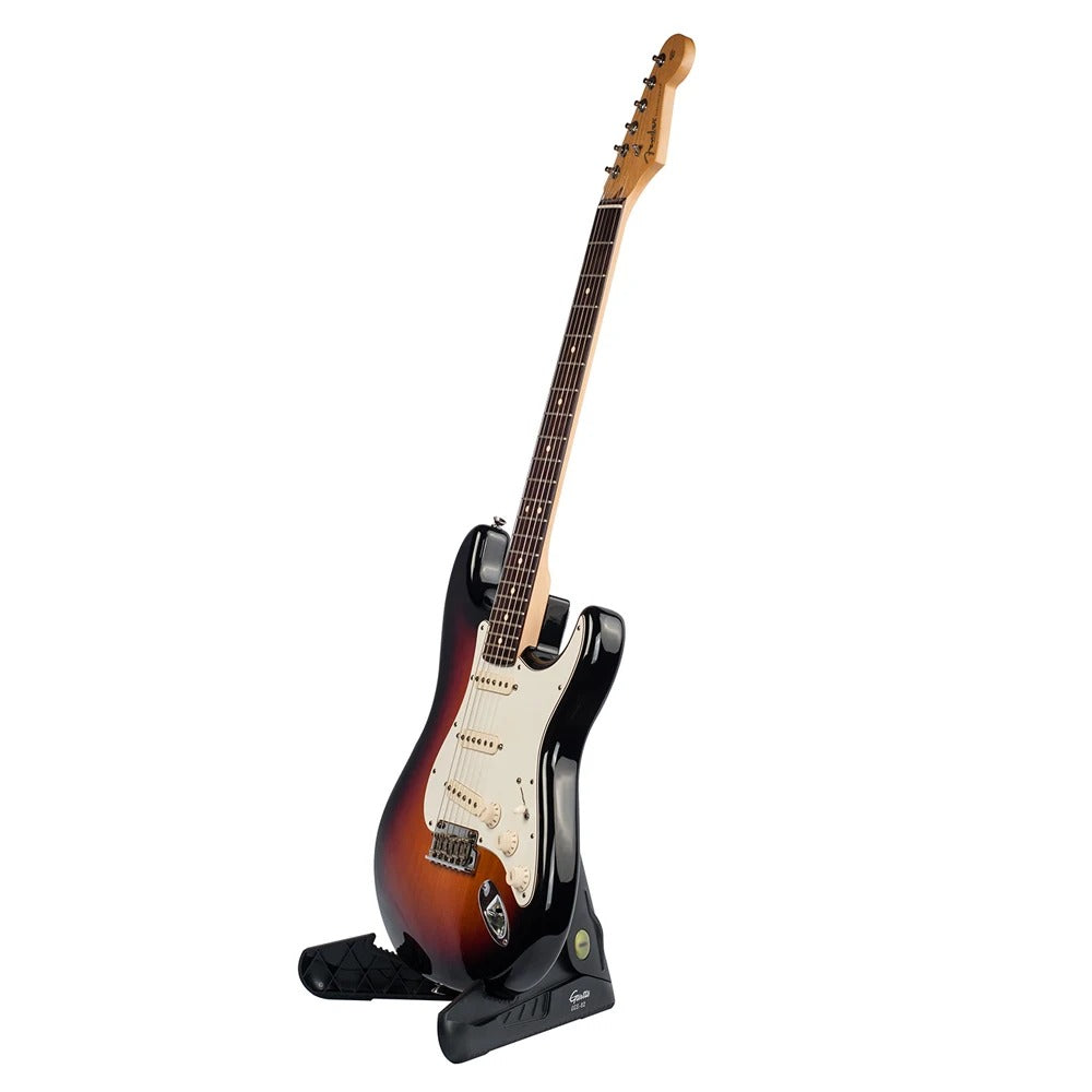 Porte Guitare Compact – Support avec guitare électrique posé dessus 
