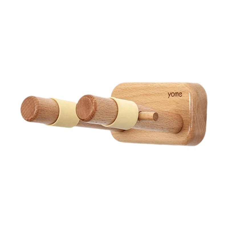 Porte Guitare Mural Ajustable en Bois
