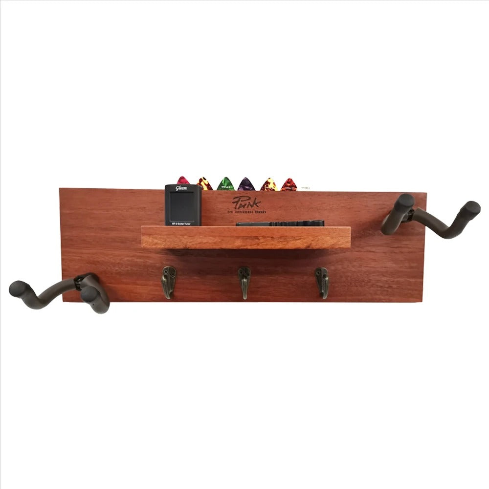 Porte Guitare Mural Bois