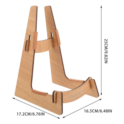 Support d'instrument en bois clair – idéal pour usage domestique ou studio
