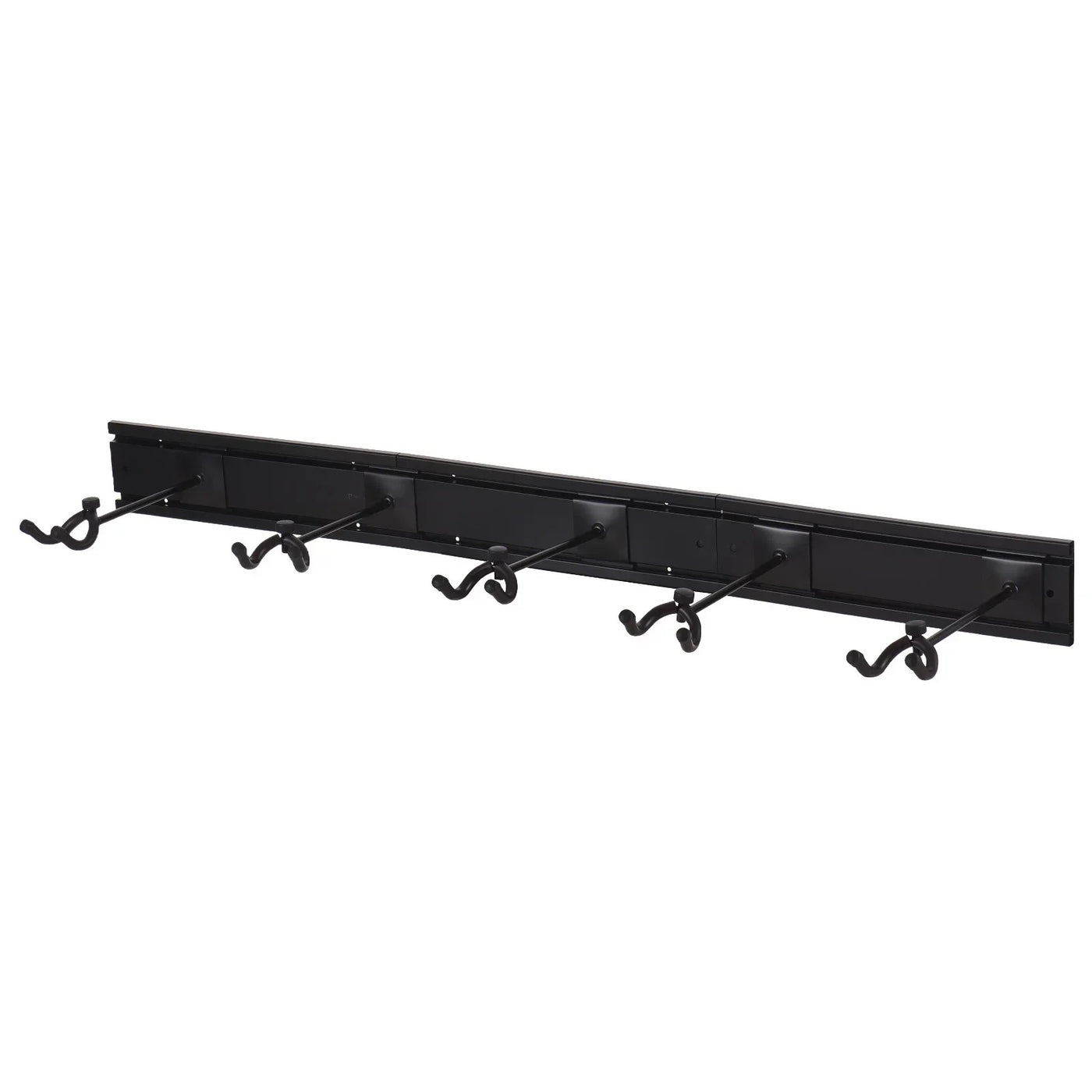 Rack Mural Guitare Professionnel – Support Métal 5 Guitares Noir