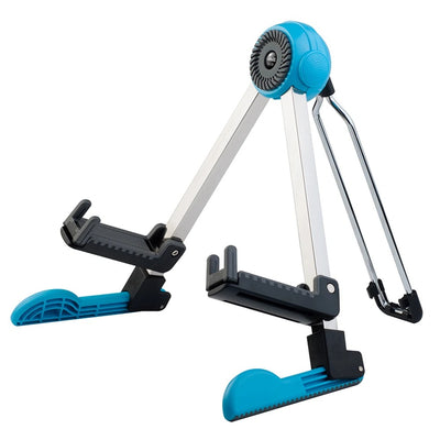 Socle Guitare Transportable - Leger et Stable bleu