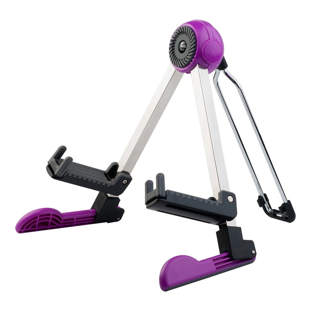 Socle Guitare Transportable - Leger et Stable violet