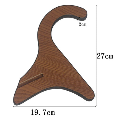 Support guitare en bois démontable - vue dimensions 27x19,7 cm