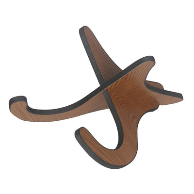 Support guitare démontable en bois - pièces emboîtables design cœur