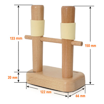 Support Guitare Mural Ajustable en Bois