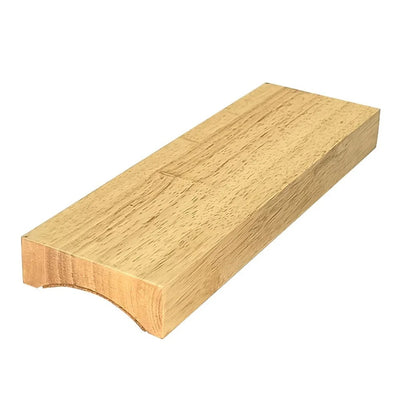 Support de manche en bois pour guitare, vue de dos