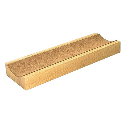 Support de manche en bois pour guitare, vue de face