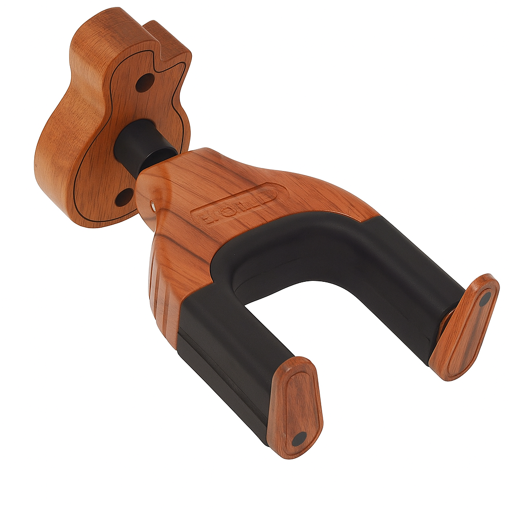Support mural en bois pour guitare - Accroche universel