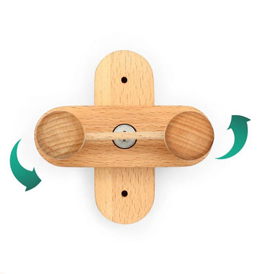 Support mural universel pour guitare – rotatif et en bois