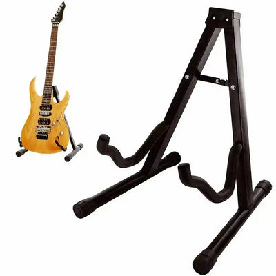 Trépied Pliable Guitare avec guitare électrique posée