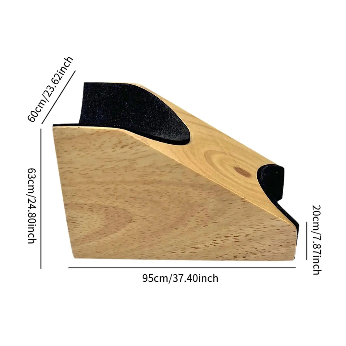 Dimension du Bloc repose guitare en bois – Accessoire luthier