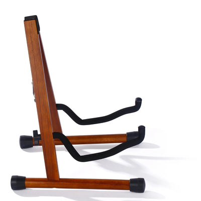 Stand guitare acoustique ou électrique – design pliable en bois naturel